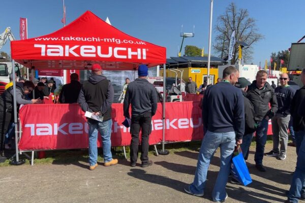 busy takeuchi exhibition stand 2022