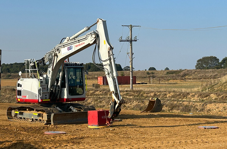 uk plant operator final Takeuchi tb2150r challenge